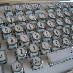 White Deco Keyboard