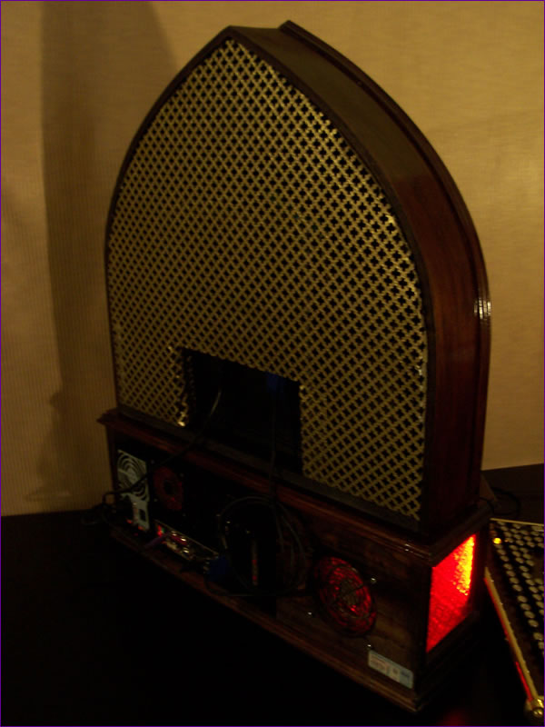 Rear of the case