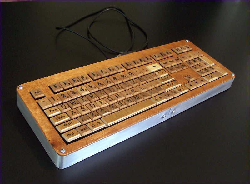 The Scrabble keyboard